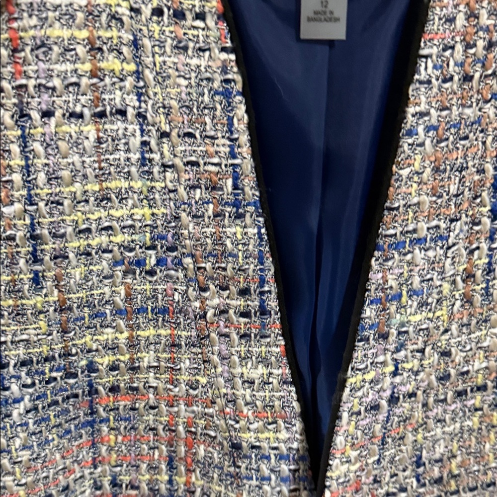 Nine West Multicolor Tweed Blazer - Picture 10 of 13